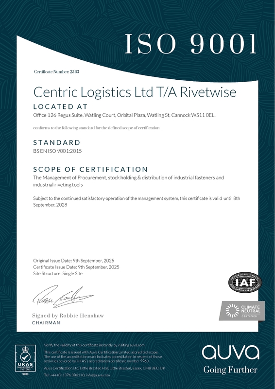 ISO 9001 Certificate